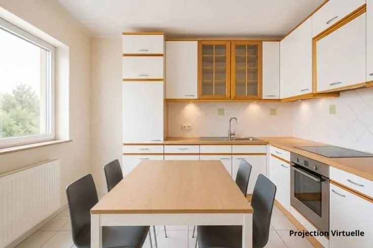Kitchen - Bright Flat with Private Garden in Detached Setting