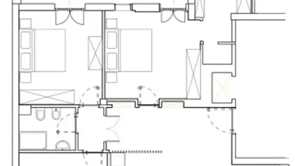 Planimetria - Apartment with Terraces in Florence
