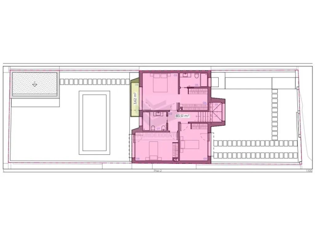 Plan - Contemporary Duplex with Pool in Azeitão