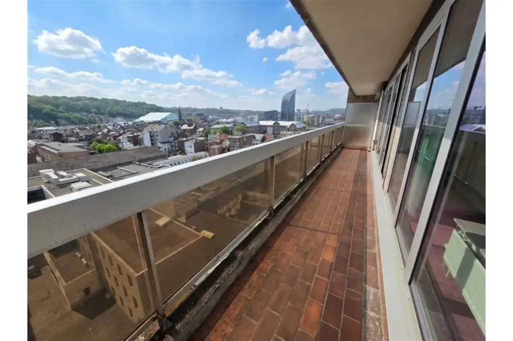 Balcony - Apartment with Terrace View in Liège