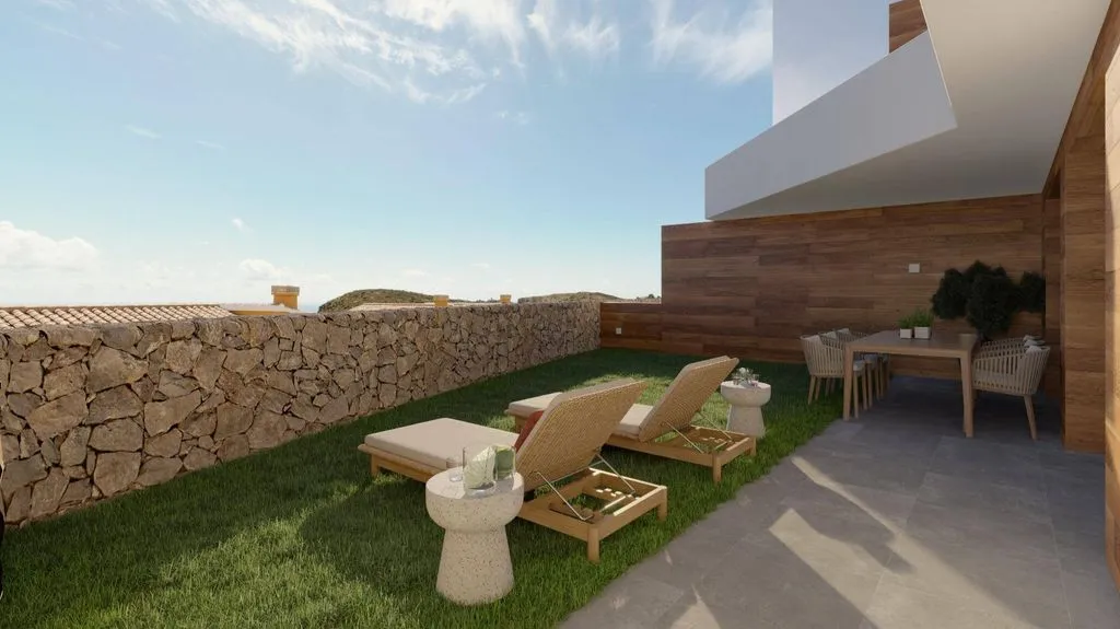 Terrasse - Luxury Penthouse with Pool in Benitachell