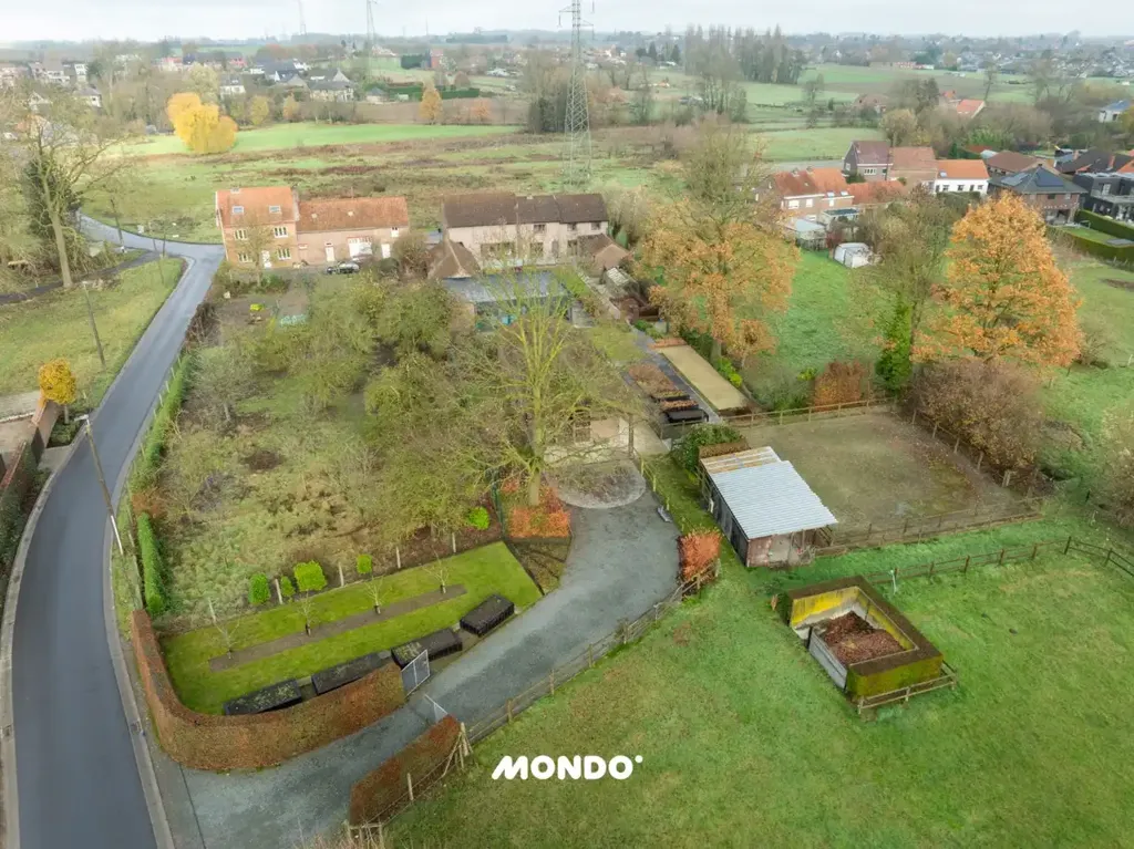Aerial - Estate with Indoor Pool near Brussels