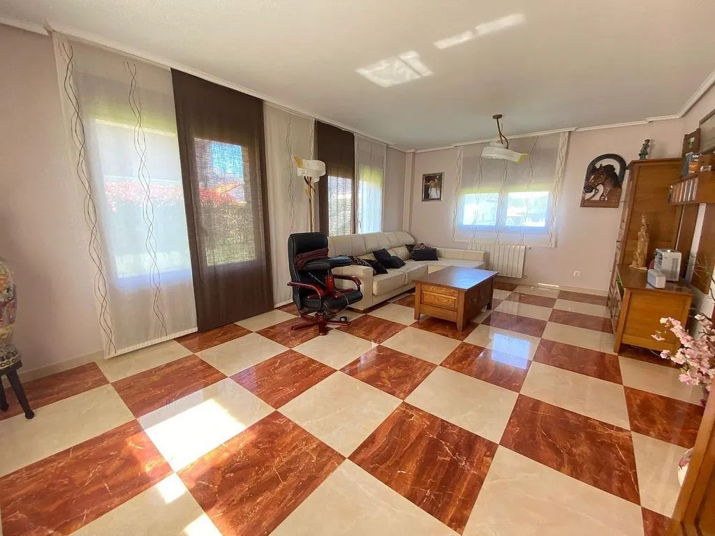 Living Room - Chalet with Pool and Terraces in Islares