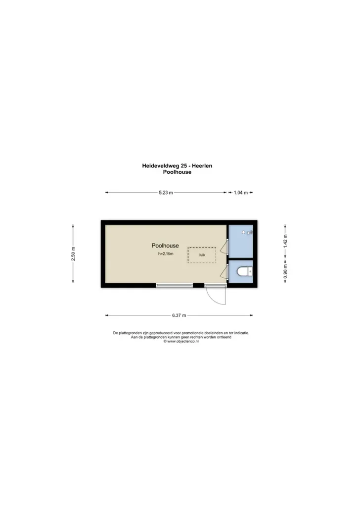 Plan - Monumental House with Mijnsteenberg View in Heerlen