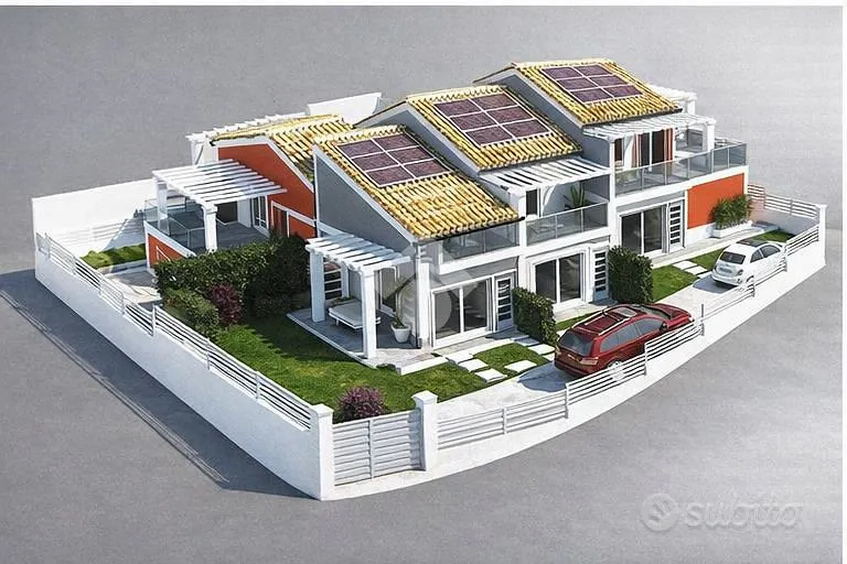 Terraced Villa with Garden in Cagliari