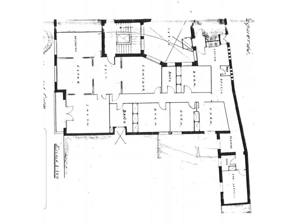 Plan - 7-Bedroom Flat with Lift in Palencia
