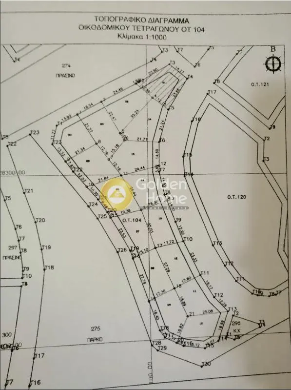 Plaan - Corner Plot with Sea View in Karystos