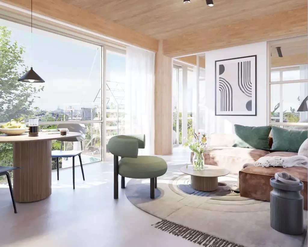 Elutuba - 4-Bedroom Apartment with Balcony in Delft