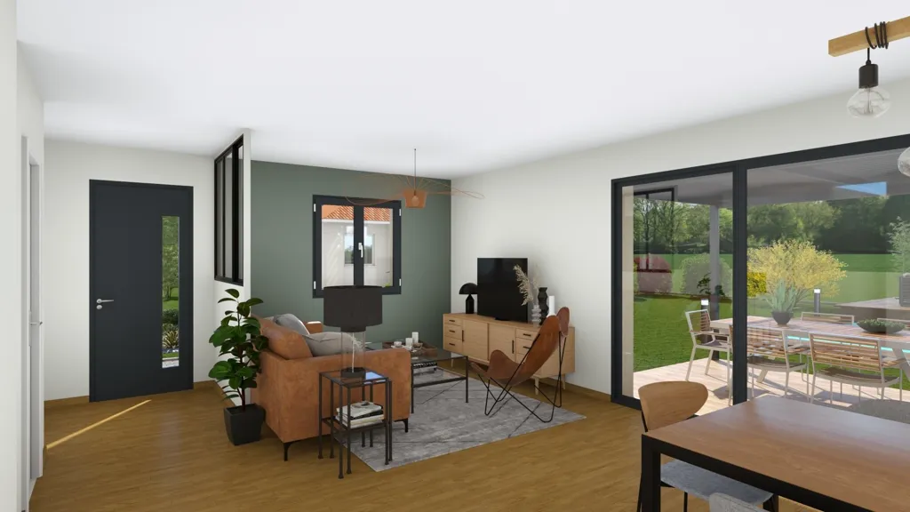 New 6-Piece House with Garden in Dompierre-sur-Veyle