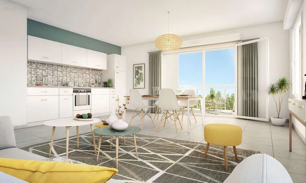 Elutuba - New T4 with Terraced View in Thonon-les-Bains