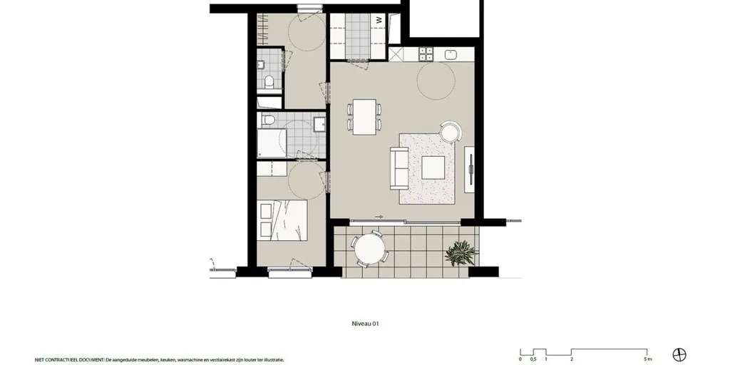 Plan - Appartement Neuf avec Terrasse à Rijkevorsel