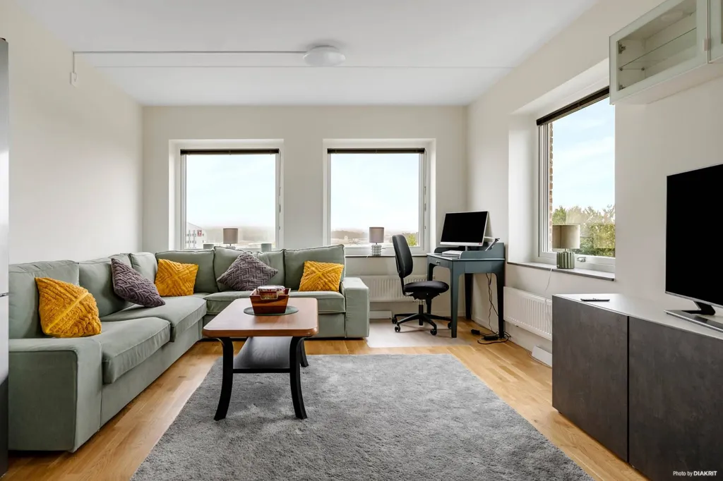 Soggiorno - Modern Apartment with Balcony in Ljungby