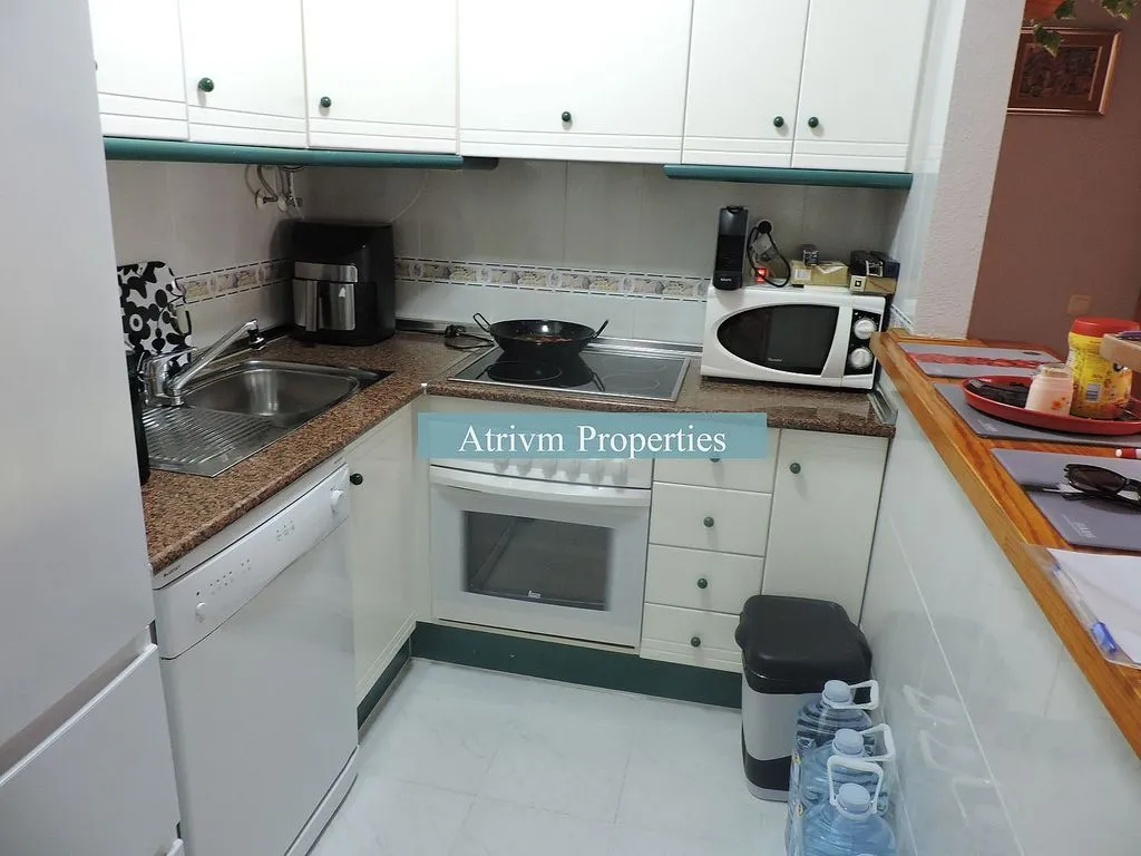 Köök - 1-Bed Apartment with Pool in La Mata
