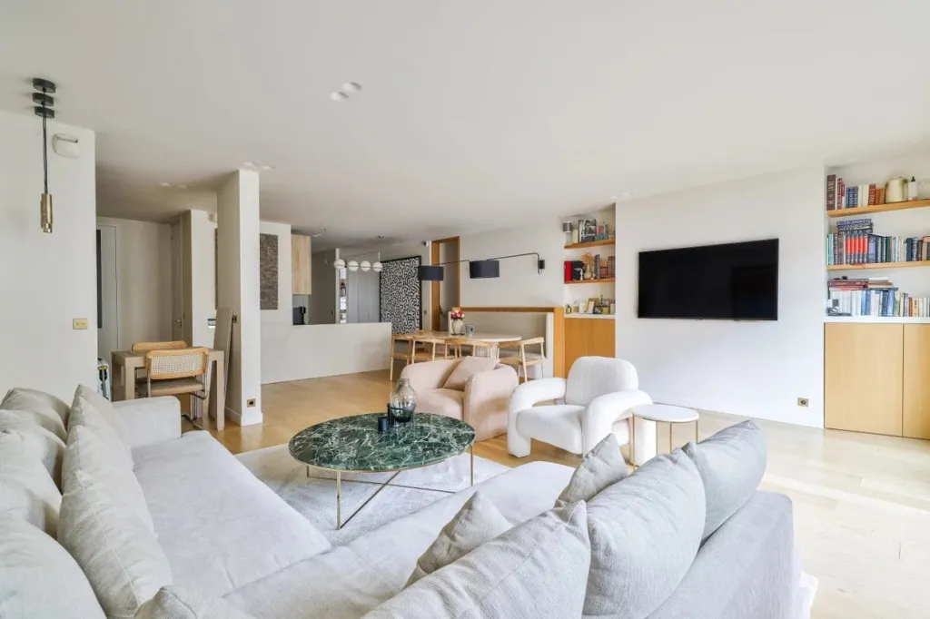 Séjour - Appartement 5 pièces à Neuilly-sur-Seine