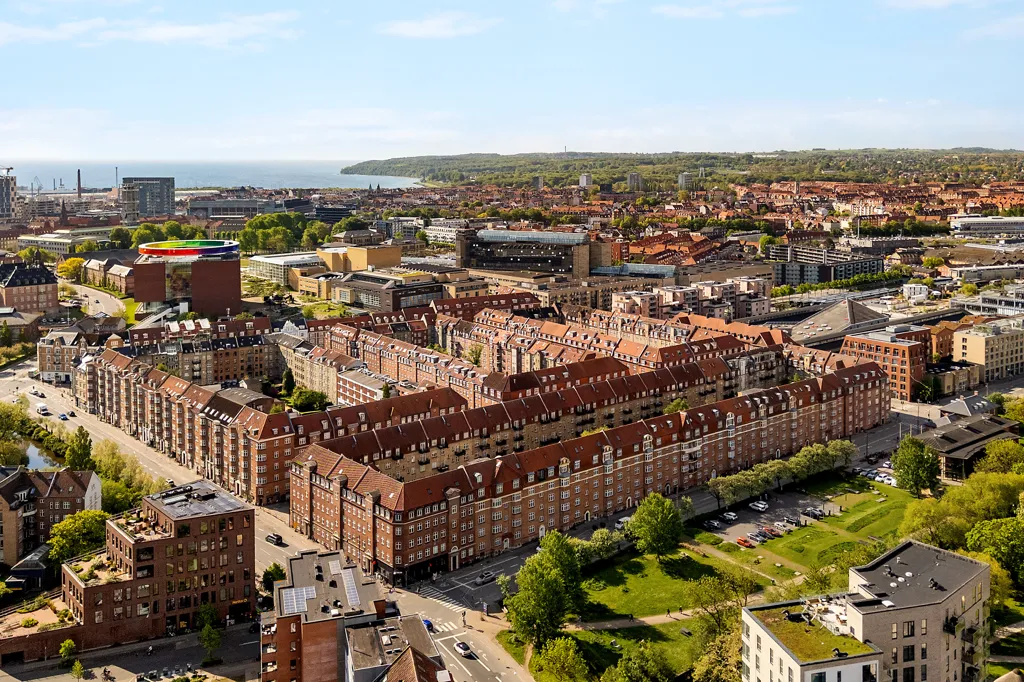 Vista aerea - Charming Penthouse with Views in Mølleengen