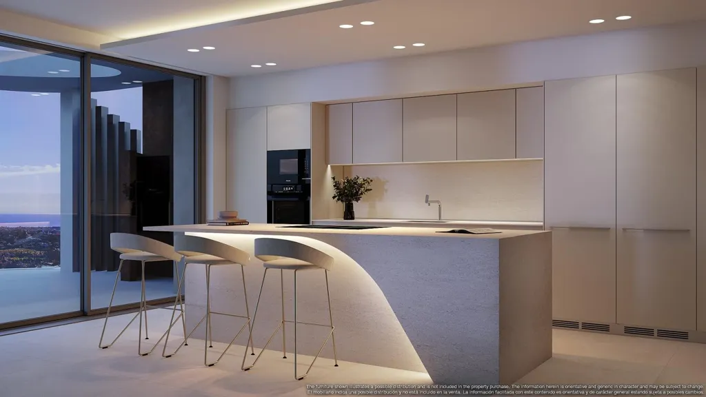 Köök - Energy-Efficient Apartment with Pool in Benahavís