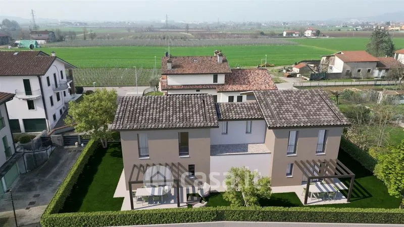 Vue aérienne - Bifamiliare with Private Garden in Brendola