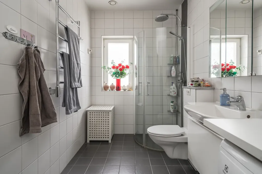 Salles de bain - Apartment with River View in Östergötland