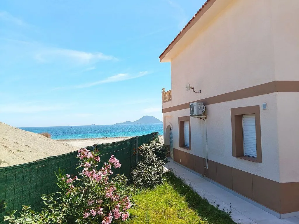 Terrace - Chalet with Pool and Sea View in La Manga