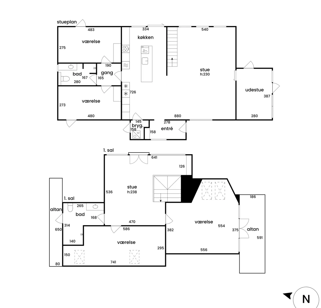 Plan - Terraced House with Water View in Dragør