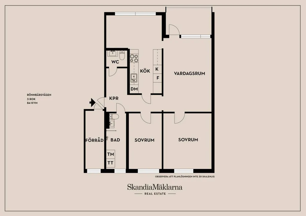 Plan - Apartment with Terrace in Upplands-Bro