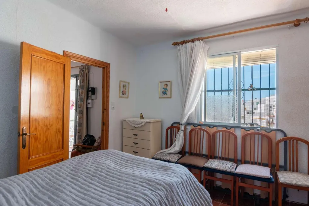 Bedrooms - Chalet with Terrace in Salobreña's Old Town
