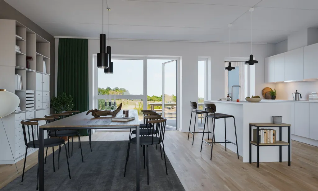 Salle à manger - Five-Bedroom Apartment in Lynge