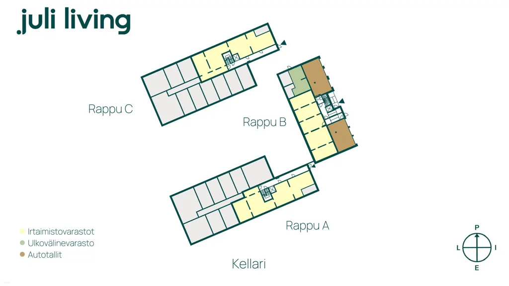 Planimetria - Modern Studio with Balcony in Lamminpää, Tampere
