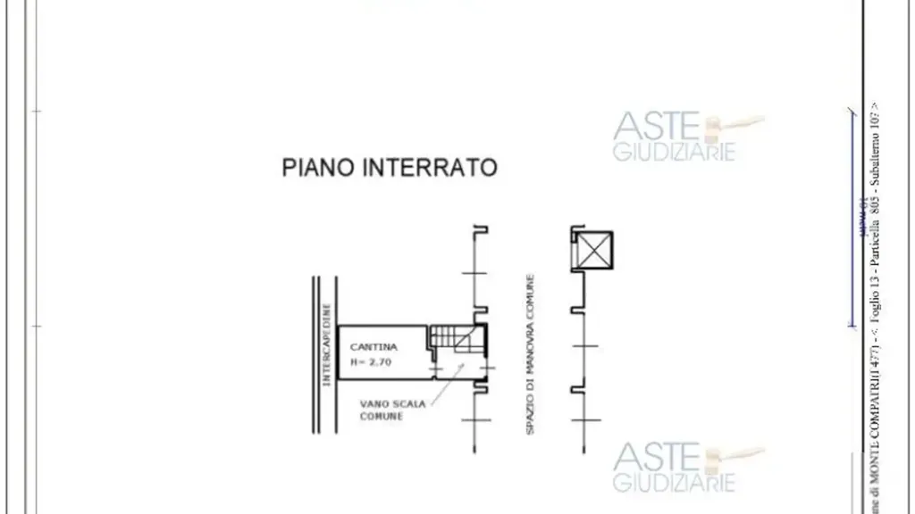 Planimetria - Trilocale with Balcony in Monte Compatri