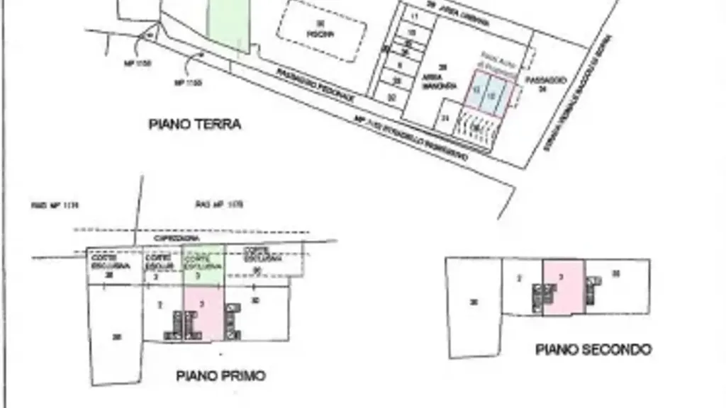 Plan - Terraced House with Garden in Peschiera del Garda