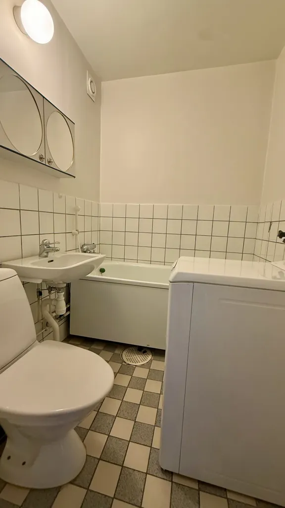 Bathrooms - Apartment with South-Facing Balcony in Järfälla