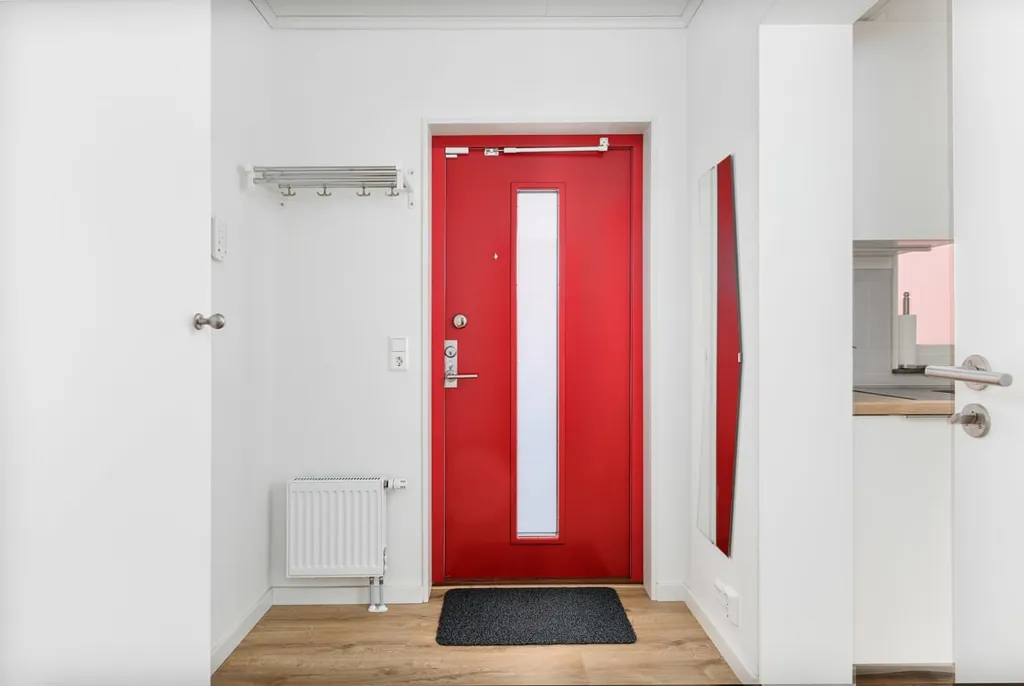 Entrée - Apartment with Large Balcony in Glasberga