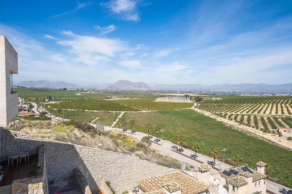 Terrass - Modern Mediterranean Chalet with Golf Course View in Algorfa