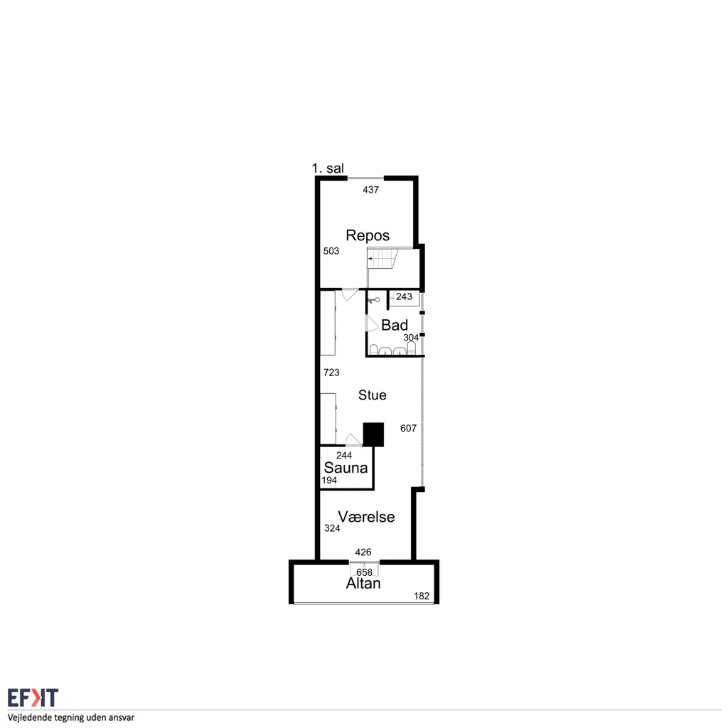 Plan - Villa with Nature View on Falster