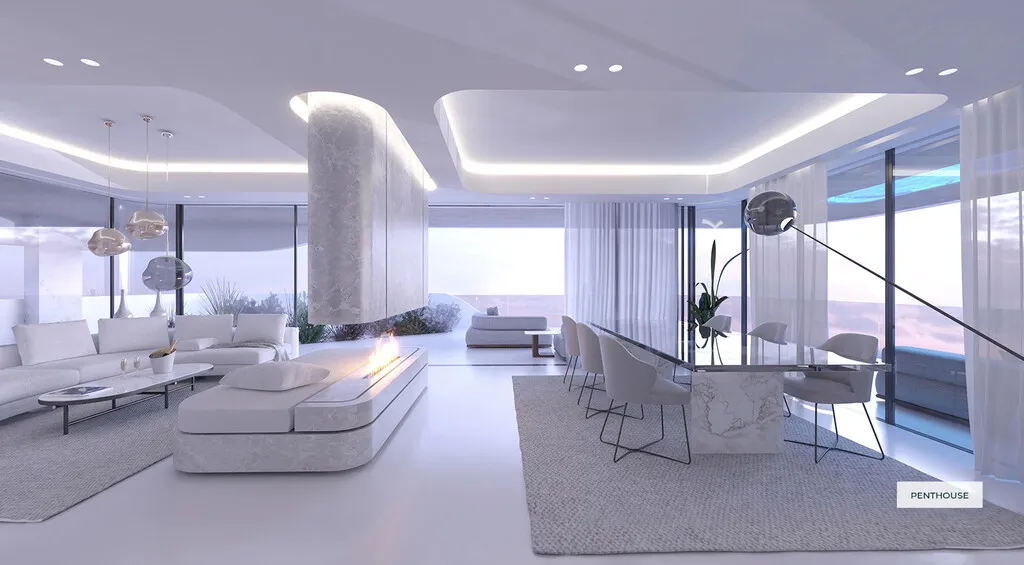 Living Room - Maisonette with Pool in Central Greece