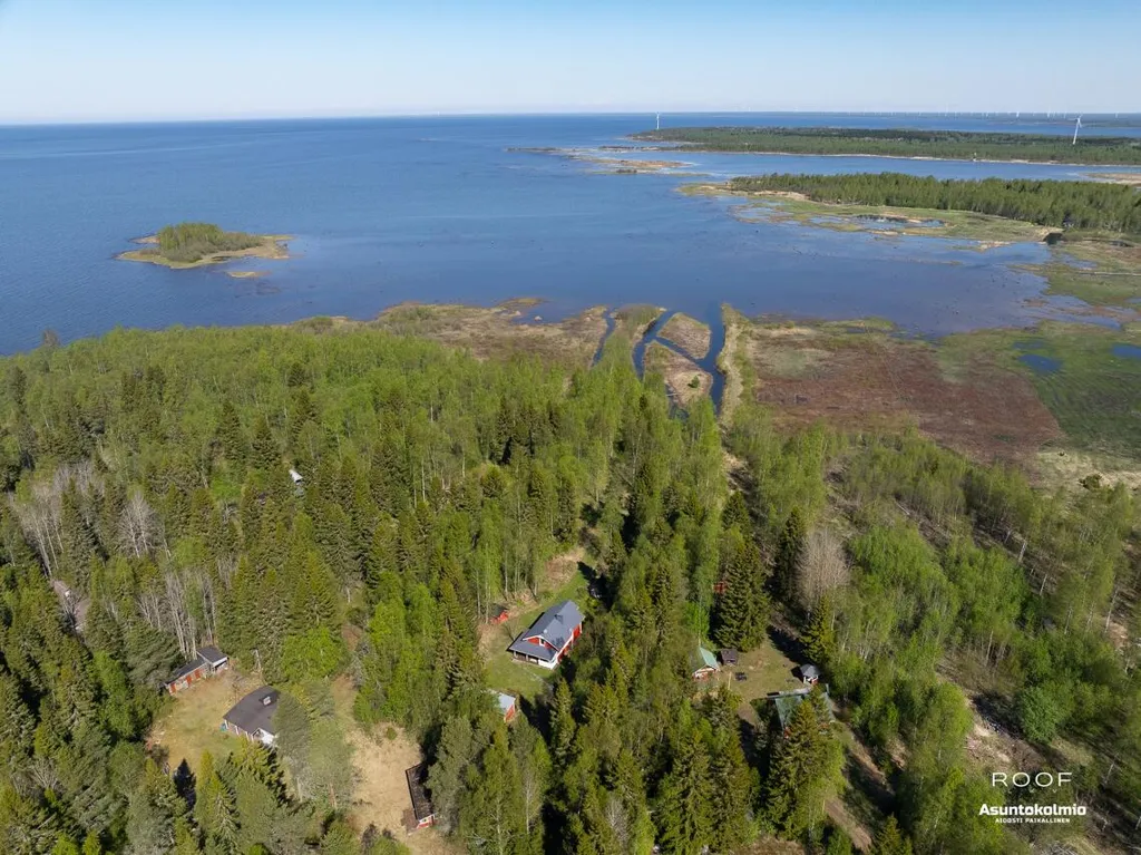 Õhuvaade - Cottage with Sea Sauna near Oulu