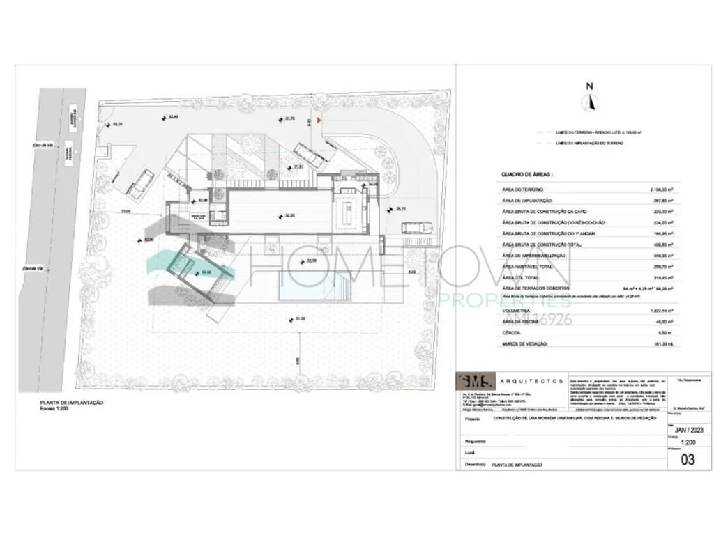 Planimetria - Approved Plot for Villa in Vilamoura, Loulé