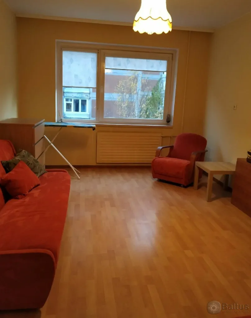 Living Room - One-Bedroom Flat with Glazed Balcony in Klaipėda