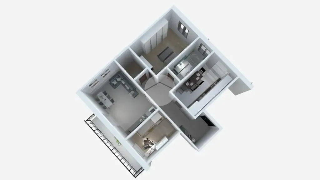 Plaan - Apartment with Double Exposure in Palermo