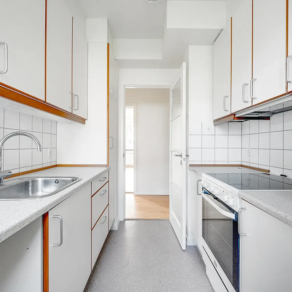 Cuisine - Apartment with Balcony in Randers NV