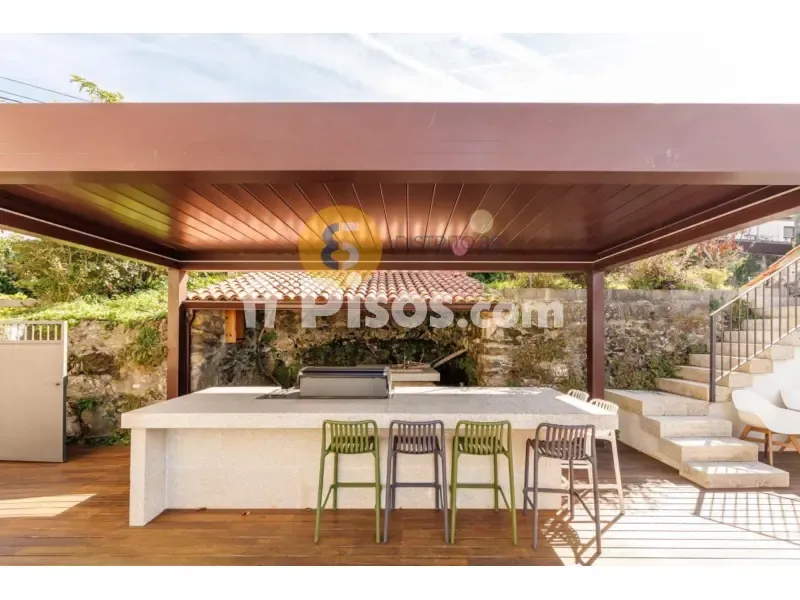 Terrasse - Chalet with Sea Views in Prado, Nigrán