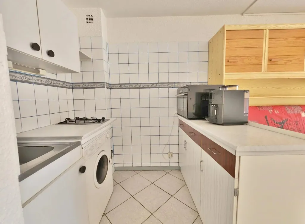 Cucina - Studio with Terrace in Le Grau d'Agde