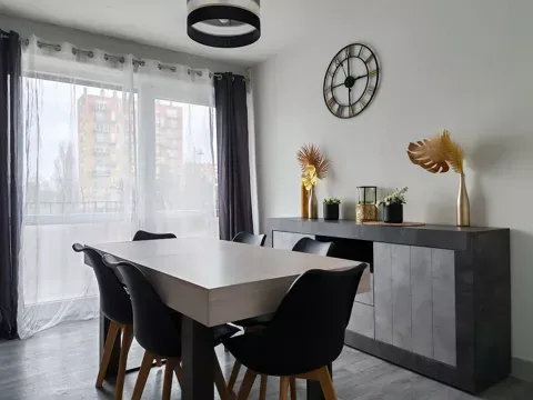 Söögituba - Furnished Flat with Garage in Saint-Dizier