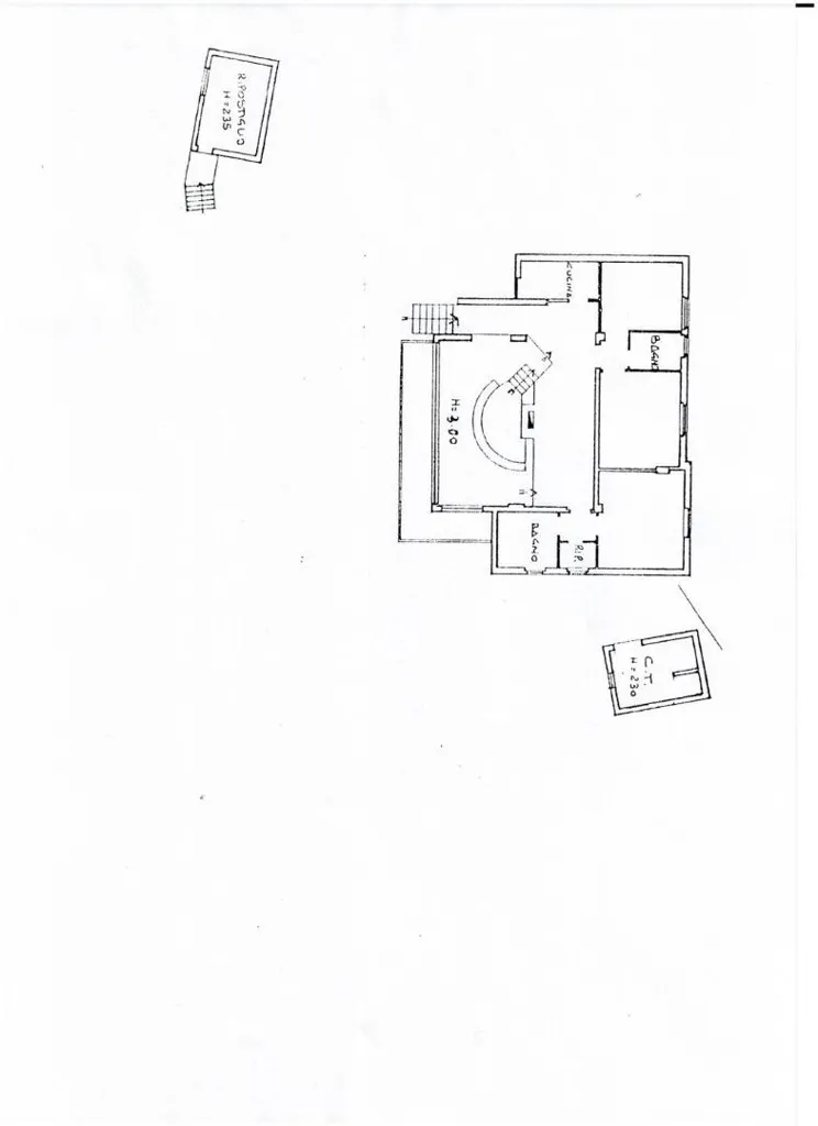 Planimetria - Unique Round-Structured Villa in Pontassieve
