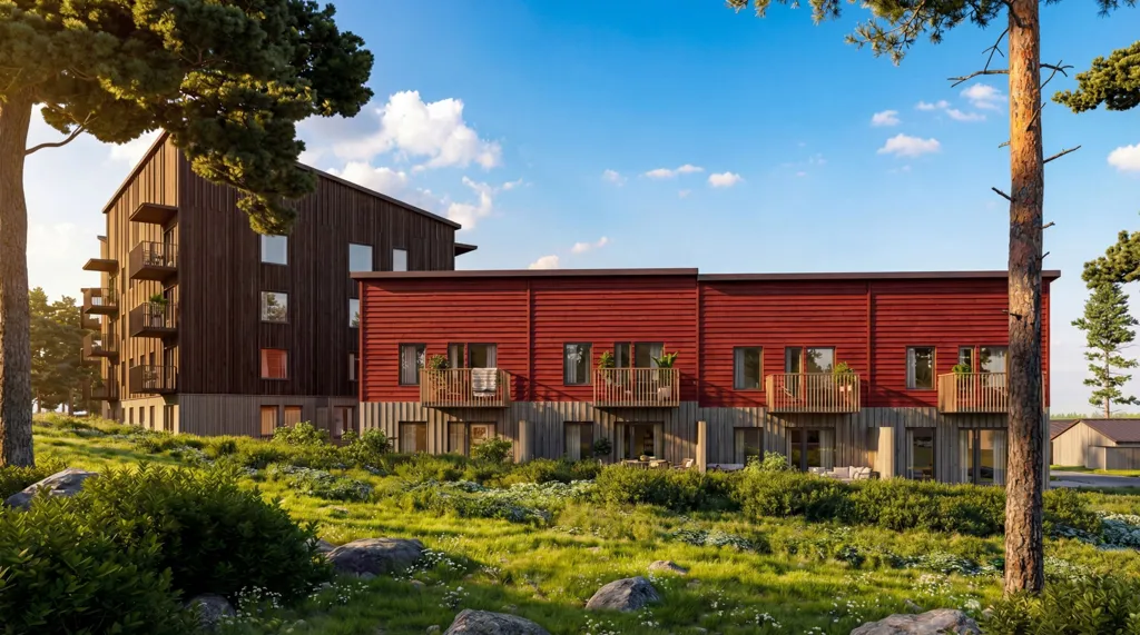 Extérieur - Modern Apartments with Forest View in Luleå