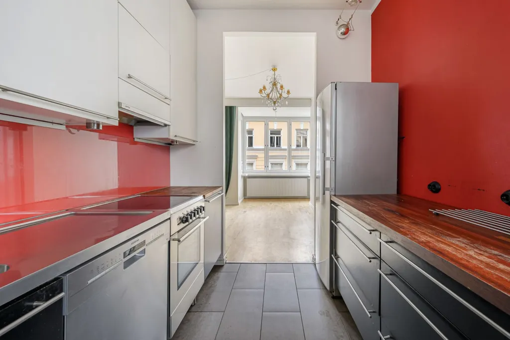 Cucina - Triangular Apartment with Balcony in Helsinki