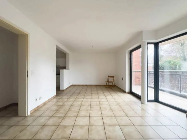 Living Room - 1-Bed Flat with Terrace near Station