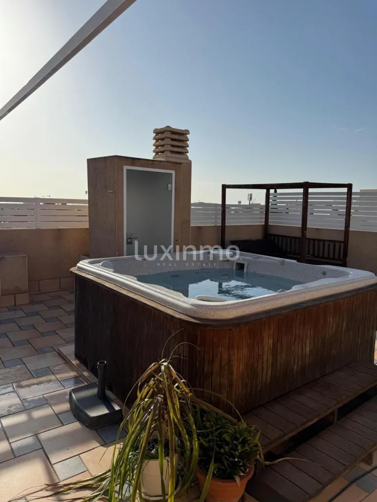 Terrasse - Duplex Penthouse with Sea Views in Ibiza