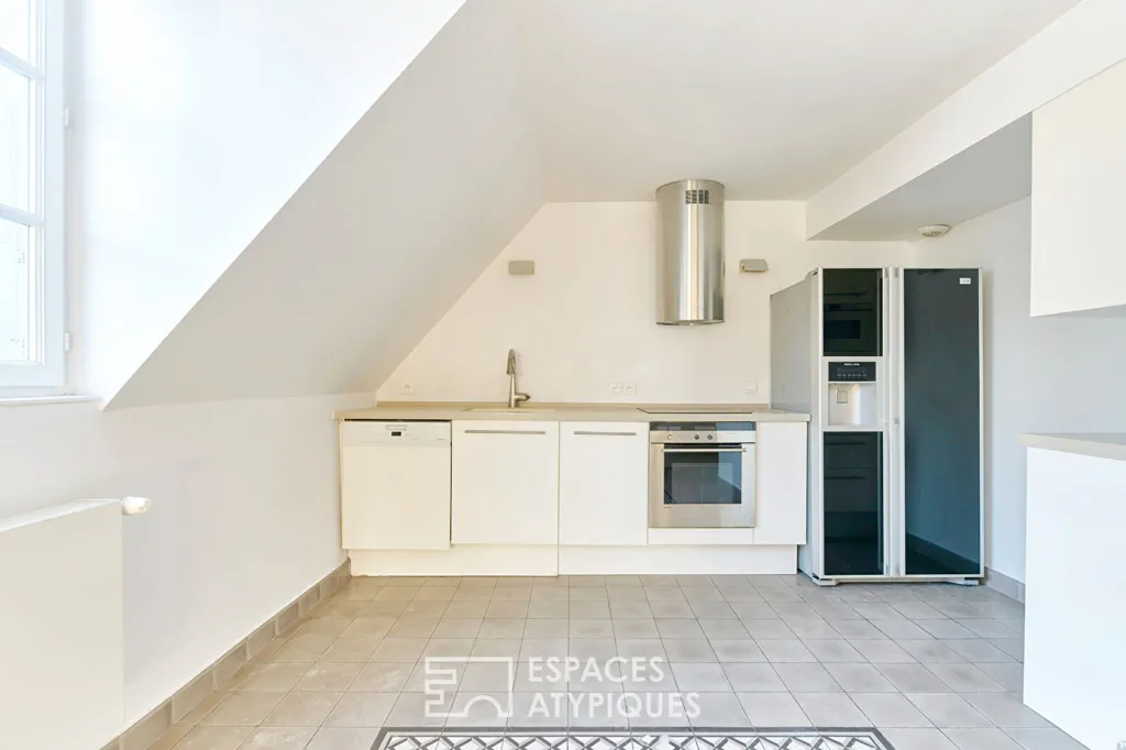 Köök - Duplex with Panoramic View on Picasso Museum, Paris