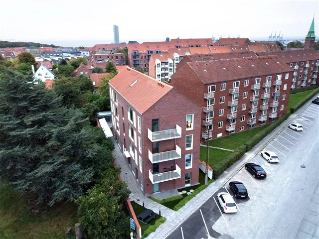 Vue aérienne - 3-Room Apartment with Balcony in Aarhus